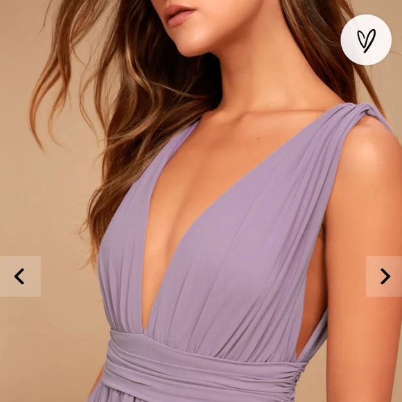 Look like a goddess! flowy Maxi Purple Gown - Picture 2 of 7